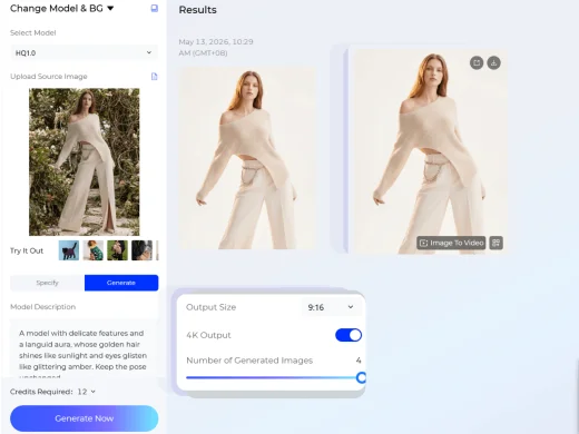 Export Your New Fashion Photo