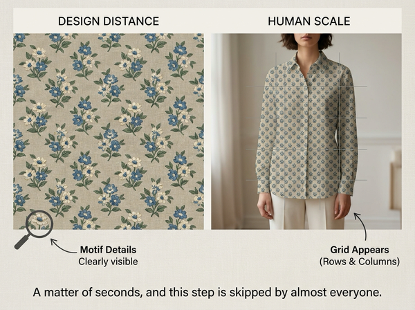 Seamless Pattern: Where a Repeat Gives Itself Away