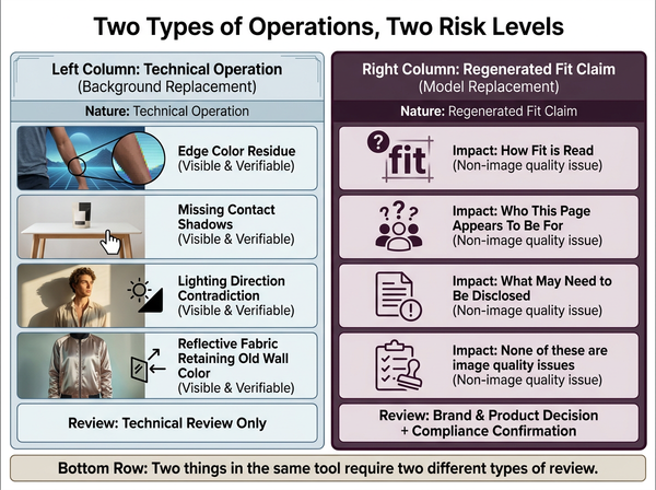 Change Model and Background: Two Edits, Two Risk Levels
