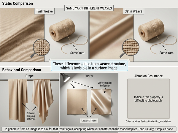 Fabric Design: What an Image of Cloth Leaves Out