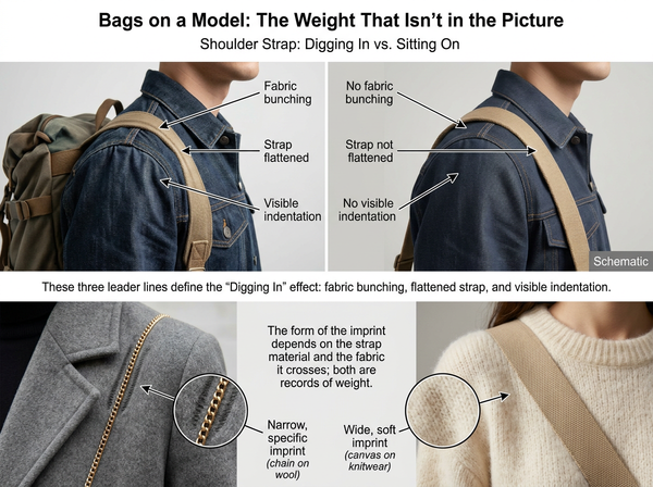 Bags on a Model: The Weight That Isn’t in the Picture