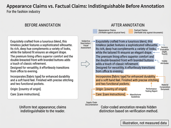 What Generated Product Copy Can and Cannot Claim