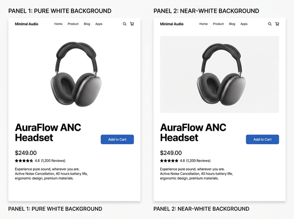 White Background Maker: Pure White vs. Almost White