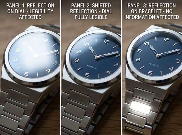 Watch Photography on the Wrist: Dial Glare and Wrist Size